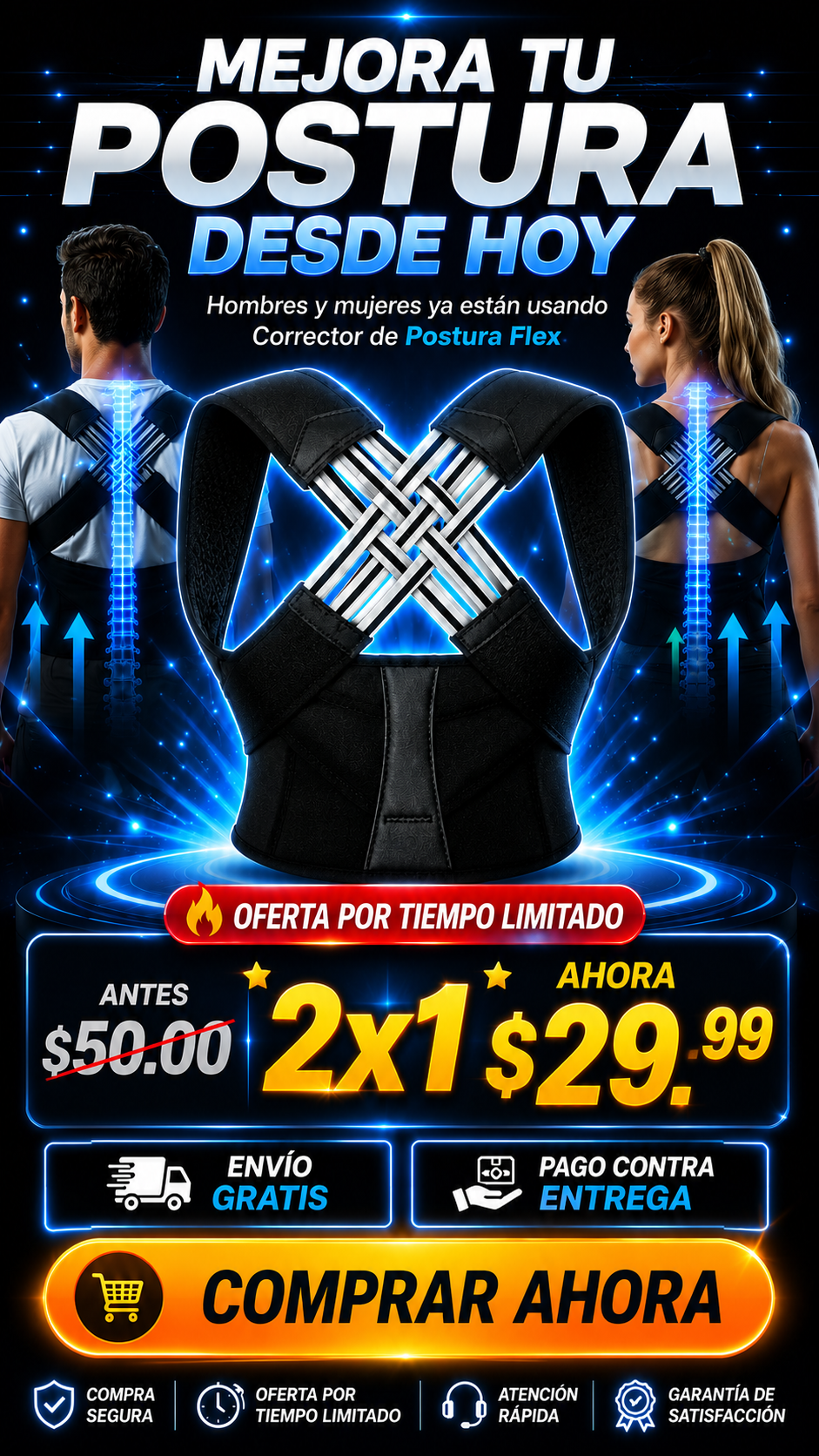 Pack 2x1 Corrector de Postura
